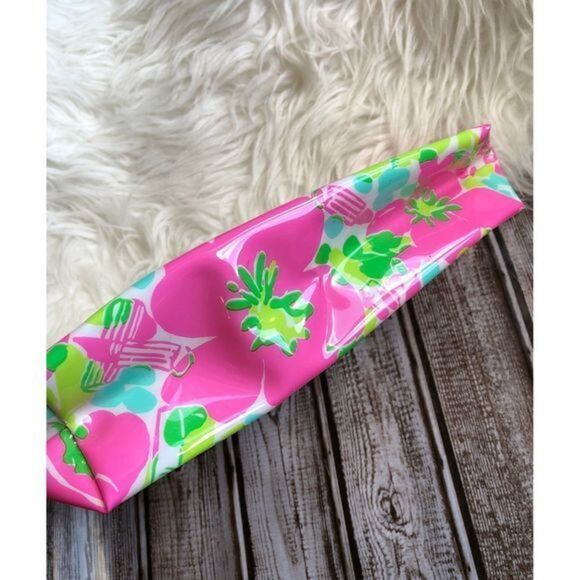 Lilly pulitzer estee lauder plastic Makeup Bag - Picture 5 of 8